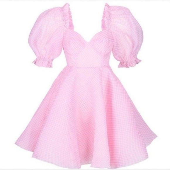 Selkie Ice Cream Gingham Parliament Dress - Picture 7 of 16